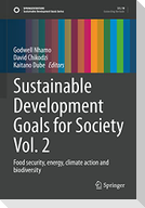 Sustainable Development Goals for Society Vol. 2