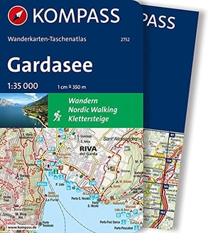 KOMPASS-Karten GmbH (Hrsg.). KOMPASS Wanderkarten-Taschenatlas Gardasee 1:35.000 - Outdoor-Karten in kompakter Buchform. Kompass Karten GmbH, 2016.