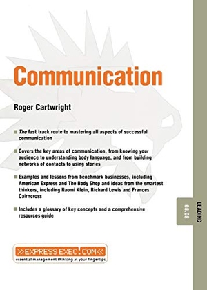 Cartwright, Roger. Communication. John Wiley & Sons, 2002.