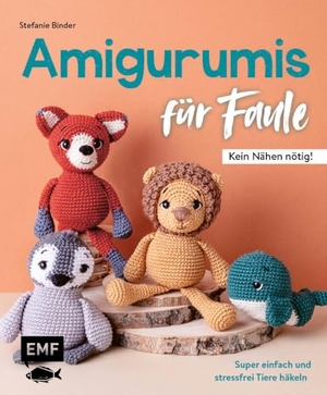Binder, Stefanie. Amigurumis für Faule - Kein Nähen nötig! - Super einfach und stressfrei Tiere häkeln: 16 Projekte in Top-down- und Bottom-up-Technik. Edition Michael Fischer, 2023.