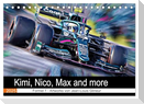 Kimi, Nico, Max and more (Tischkalender 2025 DIN A5 quer), CALVENDO Monatskalender