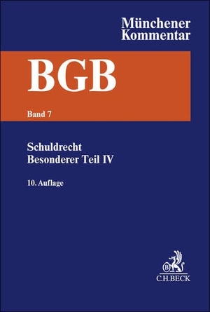 Habersack, Mathias (Hrsg.). Münchener Kommentar zum Bürgerlichen Gesetzbuch  Bd. 7: Schuldrecht -Besonderer Teil IV §§ 705-853, Partnerschaftsgesellschaftsgesetz, Produkthaftungsgesetz. §§ 705-853. PartGG, ProdHaftG. C.H. Beck, 2026.