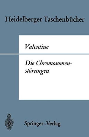 Valentine, Gordon H.. Die Chromosomenstörungen - Eine Einführung für Kliniker. Springer Berlin Heidelberg, 1968.