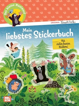 Der kleine Maulwurf: Mein liebstes Stickerbuch - Sticker- und Malbuch für Kinder ab 3 Jahren. Nelson Verlag, 2025.