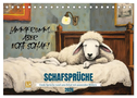 Schafsprüche (Tischkalender 2026 DIN A5 quer), CALVENDO Monatskalender