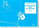 Schreibunterlagenblock für Linkshänder