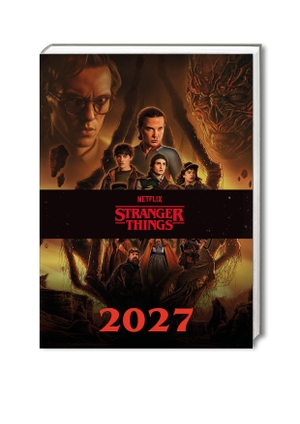 Danilo Promotion Ltd (Hrsg.). Stranger Things - A5-Tischkalender 2027 - Original Danilo-Kalender [Mehrsprachig] [Kalender]. Browntrout Verlags GmbH, 2026.