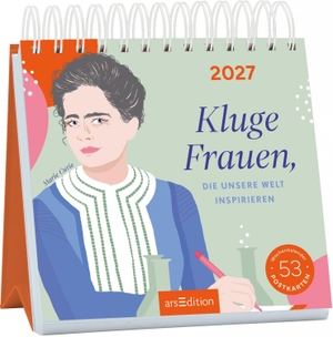 Postkartenkalender Kluge Frauen, die unsere Welt inspirieren 2027. Ars Edition GmbH, 2026.