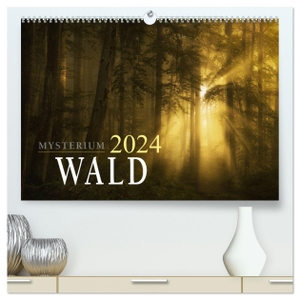 Maier, Norbert. Mysterium Wald (hochwertiger Premium Wandkalender 2024 DIN A2 quer), Kunstdruck in Hochglanz - Der Wald im Wechsel der Jahreszeiten. Calvendo, 2023.