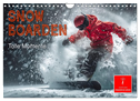 Snowboarden - tolle Momente (Wandkalender 2025 DIN A4 quer), CALVENDO Monatskalender
