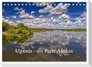 Uganda - die Perle Afrikas (Tischkalender 2024 DIN A5 quer), CALVENDO Monatskalender
