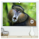 Affen in Afrika (hochwertiger Premium Wandkalender 2025 DIN A2 quer), Kunstdruck in Hochglanz