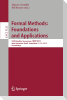 Formal Methods: Foundations and Applications