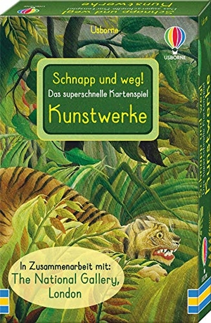 Hull, Sarah. Schnapp und weg! Das superschnelle Kartenspiel: Kunstwerke. Usborne Verlag, 2021.