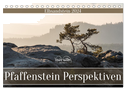 Pfaffenstein Perspektiven - Elbsandstein (Tischkalender 2024 DIN A5 quer), CALVENDO Monatskalender