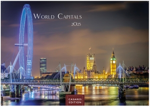 World Capitals 2025 S 24x35cm. Casares Fine Art Edition, 2024.