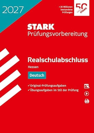 STARK Deutsch - Realschulabschluss 2027 Hessen - Prüfungsvorbereitung. Stark Verlag GmbH, 2026.