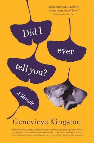 Kingston, Genevieve. Did I Ever Tell You? - A Memoir. Scribner Book Company, 2025.