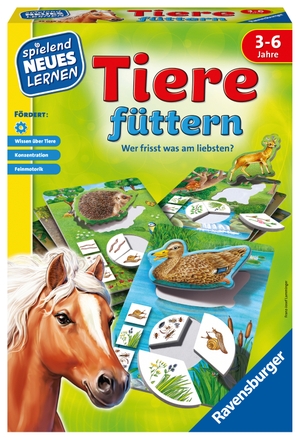 Lamminger, Franz-Josef. Tiere füttern. Ravensburger Spieleverlag, 2018.