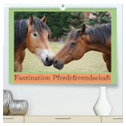 Faszination Pferdefreundschaft (hochwertiger Premium Wandkalender 2025 DIN A2 quer), Kunstdruck in Hochglanz