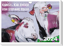 Kunst-Kalender von Stefanie Rogge (Wandkalender 2024 DIN A4 quer), CALVENDO Monatskalender