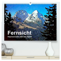 Fernsicht - Impressionen aus den Alpen (hochwertiger Premium Wandkalender 2024 DIN A2 quer), Kunstdruck in Hochglanz