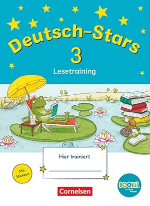 Kuester, Ursula von / Scholtes, Cornelia et al. Deutsch-Stars - BOOKii-Ausgabe - 3. Schuljahr. Lesetraining - Übungsheft mit Lösungen - Übungsheft. Mit Lösungen. Oldenbourg Schulbuchverl., 2013.