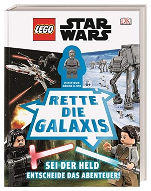 Hugo, Simon. LEGO® Star Wars(TM) Rette die Galaxis - Mit U-3PO Minifigur. Sei der Held. Entscheide das Abenteuer!. Dorling Kindersley Verlag, 2018.