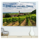 Eindrücke aus dem Elsass (hochwertiger Premium Wandkalender 2024 DIN A2 quer), Kunstdruck in Hochglanz