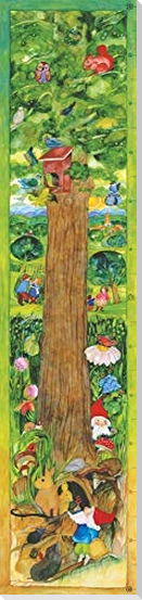Messlatte. Motiv Lebensbaum. Kinder-Poster 28 x 180 cm