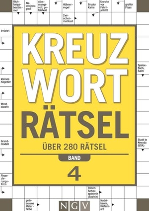 Kreuzworträtsel - Band 4 I Über 280 Rätsel für Erwachsene - Kreuzworträtselbuch für Denksport | Rätselbuch als Geschenk für Rätselfans. Naumann & Göbel Verlagsg., 2024.