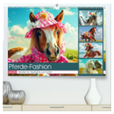 Pferde-Fashion. Modische Highlights auf Hufen (hochwertiger Premium Wandkalender 2025 DIN A2 quer), Kunstdruck in Hochglanz