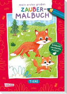 Ausmalbilder für Kita-Kinder: Mein erstes großes Zauber-Malbuch: Tiere