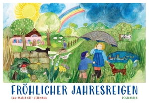 Ott-Heidmann, Eva-Maria. Postkartenbuch 'Fröhlicher Jahresreigen'. Urachhaus/Geistesleben, 2026.
