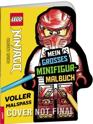 LEGO® NINJAGO® - Mein großes Minifigur-Malbuch - in einzigartiger Minifigurform. AMEET sp. z o.o., 2026.