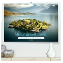 Miniaturwelt Inseln (hochwertiger Premium Wandkalender 2025 DIN A2 quer), Kunstdruck in Hochglanz
