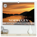 Norwegen. Im Land der Sagen, Mythen und Trolle (hochwertiger Premium Wandkalender 2025 DIN A2 quer), Kunstdruck in Hochglanz