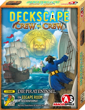 Chiacchiera, Martino / Silvano Sorrentino. Deckscape - Crew vs Crew - Die Pirateninsel. Abacusspiele GmbH, 2021.