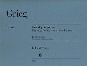 Grieg, Edvard. Peer-Gynt-Suiten op. 46 und op.55 - Fassung für Klavier zu vier Händen. Henle, G. Verlag, 2016.