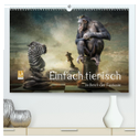 Einfach tierisch im Reich der Fantasie (hochwertiger Premium Wandkalender 2025 DIN A2 quer), Kunstdruck in Hochglanz