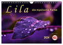 Lila - die mystische Farbe (Wandkalender 2024 DIN A4 quer), CALVENDO Monatskalender