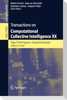 Transactions on Computational Collective Intelligence XX