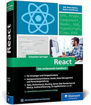 Springer, Sebastian. React - Das umfassende Handbuch. Rheinwerk Verlag GmbH, 2026.