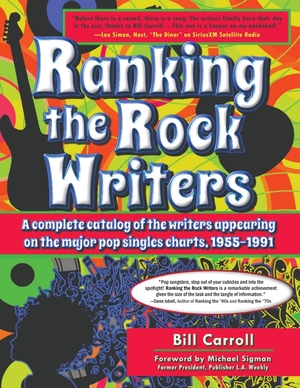 Carroll, Bill. Ranking the Rock Writers. Carroll Applied Science LLC, 2018.