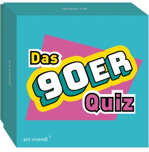 Das 90er Quiz - Box mit 66 Spielkarten und Anleitung. Ars Vivendi, 2021.