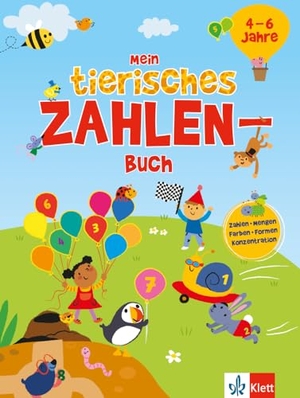 Mein tierisches Zahlen-Buch (4 - 6 Jahre) - Zahlen, Mengen, Farben, Formen, Konzentration im Kindergarten. Klett Lerntraining, 2023.