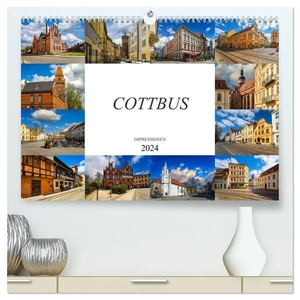 Meutzner, Dirk. Cottbus Impressionen (hochwertiger Premium Wandkalender 2024 DIN A2 quer), Kunstdruck in Hochglanz - Zwölf beeindruckende Bilder der Stadt Cottbus. Calvendo, 2023.