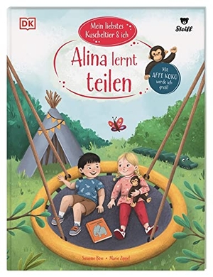 Böse, Susanne. Mein liebstes Kuscheltier & ich. Alina lernt teilen - Mit Affe Koko werde ich groß! Mutmach-Geschichten für Kindergartenkinder in Kooperation mit Steiff. Für Kinder ab 3 Jahren. Dorling Kindersley Verlag, 2023.