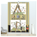 ABC. Ein Alphabet in Bildern. (hochwertiger Premium Wandkalender 2025 DIN A2 hoch), Kunstdruck in Hochglanz