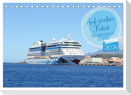 Auf großer Fahrt - Kreuzfahrtschiffe in der Karibik (Tischkalender 2024 DIN A5 quer), CALVENDO Monatskalender